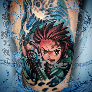 anime tattoo demon slayer tattoo