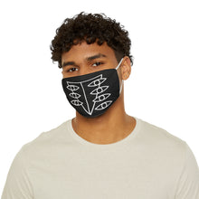Load image into Gallery viewer, Genesis Black Snug Fit Fabric Face Mask