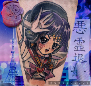 sailor moon tattoo sailor mars Los Angeles tattoo artist best anime tattoo studio