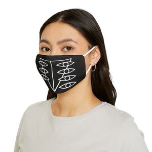 Genesis Black Snug Fit Fabric Face Mask