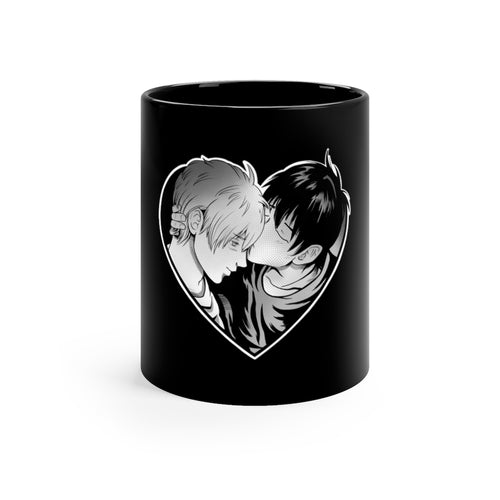 Otaku Vision Custom Manga Love 11oz Black Mug